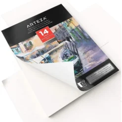 Arteza Watercolor Paper Pad, Cold-Pressed, 100% Cotton, 9"x12" - 14 Sheets 8 Arteza Watercolor Paper Pad, Cold-Pressed, 100% Cotton, 9"x12" - 14 Sheets -Paper Supplies Store GUEST 000a230d 3c3f 4e11 aad6 6eb38c5d056d