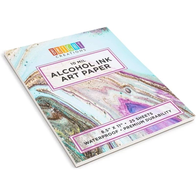 25-Sheet Alcohol Ink Pad Art Paper Heavyweight, 8.5" X 11" 7 25-Sheet Alcohol Ink Pad Art Paper Heavyweight, 8.5" X 11" - Image 5