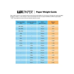 LUX 105 Lb. Cardstock Paper 11" X 17" Holiday Red Sparkle 50 Sheets/Pack (1117-C-MS08-50)