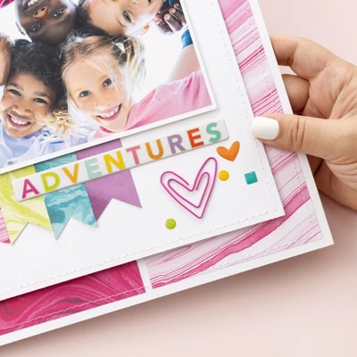 Colorbok 78lb Single-Sided Printed Cardstock 12"X12" 30/Pkg-Marble 5 Colorbok 78lb Single-Sided Printed Cardstock 12"X12" 30/Pkg-Marble - Image 3