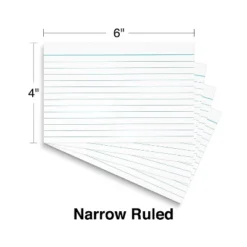 Staples 4" X 6" Line Ruled White Index Cards 500/Pack (50989) 233510 -Paper Supplies Store GUEST 09ff2a6b 469f 413c a57e 9bfab2bd56f1