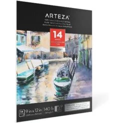 Arteza Watercolor Paper Pad, Cold-Pressed, 100% Cotton, 9"x12" - 14 Sheets 9 Arteza Watercolor Paper Pad, Cold-Pressed, 100% Cotton, 9"x12" - 14 Sheets -Paper Supplies Store GUEST 0bca19b8 9c38 4bad 8e13 379c8d16ae94