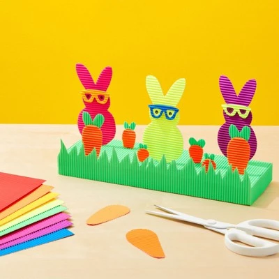 64 Pack Corrugated Cardboard Sheets For Arts And Crafts, School Projects, 8 Bright Colors, 8.3 X 11.8 In 3 64 Pack Corrugated Cardboard Sheets For Arts And Crafts, School Projects, 8 Bright Colors, 8.3 X 11.8 In