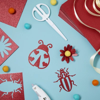 Bright Creations 30 Sheets Double-Sided Red Glitter Cardstock Paper For DIY Crafts, Card Making, Invitations, 300GSM, 8.5 X 11 In 3 Bright Creations 30 Sheets Double-Sided Red Glitter Cardstock Paper For DIY Crafts, Card Making, Invitations, 300GSM, 8.5 X 11 In