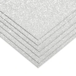 Best Paper Greetings 24 Sheets Silver Glitter Cardstock Paper For Scrapbooking, Arts, DIY Sparkle Crafts, 250gsm, Double-Sided, 8 X 12 In -Paper Supplies Store GUEST 1031dcac deab 4d91 8474 cad41d78a104