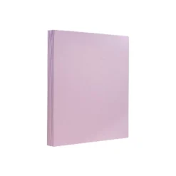 JAM Paper Extra Heavyweight 130 Lb. Cardstock Paper 8.5" X 11" Light Purple 25 Sheets/Pack