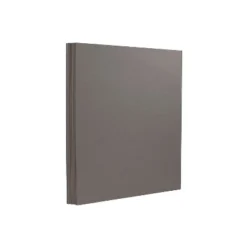 JAM Paper Extra Heavyweight 130 Lb. Cardstock Paper 8.5" X 11" Dark Gray 25 Sheets/Pack (296631631)