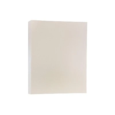 JAM Paper Metallic 110lb Colored Cardstock 8.5 X 11 Opal Ivory Stardream 173SD8511OP285 3 JAM Paper Metallic 110lb Colored Cardstock 8.5 X 11 Opal Ivory Stardream 173SD8511OP285