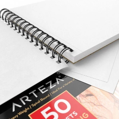 Arteza Paper Pad For Drawing Or Sketching, 8x10", 50 Sheets 4 Arteza Paper Pad For Drawing Or Sketching, 8x10", 50 Sheets - Image 2