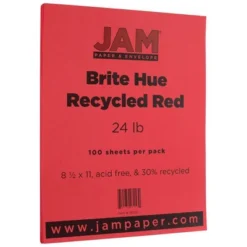 JAM Paper Brite Hue 24lb Paper 8.5" X 11" 100pk 18 JAM Paper Brite Hue 24lb Paper 8.5" X 11" 100pk -Paper Supplies Store GUEST 1e6da3eb 7fbb 4003 a156 fd548cdd6230