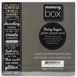 Memory Box Glitter Paper Pad 6"X6" 24/Pkg-Delicate Pastel -Paper Supplies Store GUEST 2370b0b1 0d59 4229 9b07 a75480fe0553