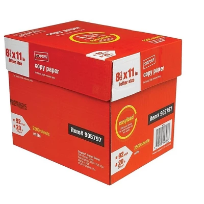 MyOfficeInnovations 8.5" X 11" Copy Paper 20 Lbs 92 Brightness 2500/Carton (20587) 905797 4 MyOfficeInnovations 8.5" X 11" Copy Paper 20 Lbs 92 Brightness 2500/Carton (20587) 905797 - Image 2