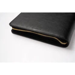 1" Round Ring Mini Binder Soft Vegan Leather Black - Russell+Hazel -Paper Supplies Store GUEST 27f93000 9901 45b6 9854 6b1e84006d7d