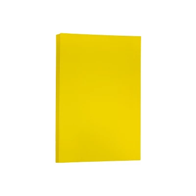 JAM Paper Matte Colored Paper 24 Lbs. 11" X 17" Yellow Recycled 100 Sheets/Pack (16728463) 3 JAM Paper Matte Colored Paper 24 Lbs. 11" X 17" Yellow Recycled 100 Sheets/Pack (16728463)
