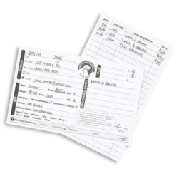 100 Pack Pet Grooming Card, Customer Information Cards Client Contact Profile Extender Pet Info Record Cards For Pet Dog Cat Groomers, 8 X 5 Inches -Paper Supplies Store GUEST 28dabf72 376a 4195 8319 c1d6e4a50e2a