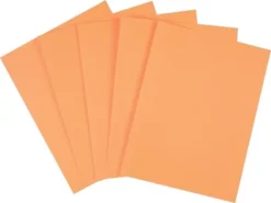 MyOfficeInnovations Brights Colored Paper 8 1/2" X 11" Orange 500/Ream 490881