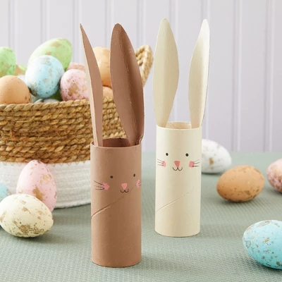 Genie Crafts 48 Pack Cardboard Tubes, Empty White Toilet Paper Rolls For Crafts, Classroom, DIY Projects (1.6 X 4 In) 5 Genie Crafts 48 Pack Cardboard Tubes, Empty White Toilet Paper Rolls For Crafts, Classroom, DIY Projects (1.6 X 4 In) - Image 3