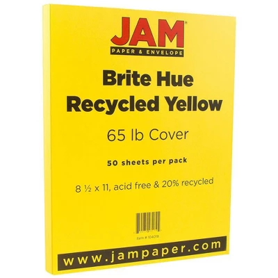 JAM Paper Brite Hue 65lb Cardstock Paper 8.5" X 11" 50pk 11 JAM Paper Brite Hue 65lb Cardstock Paper 8.5" X 11" 50pk - Image 9