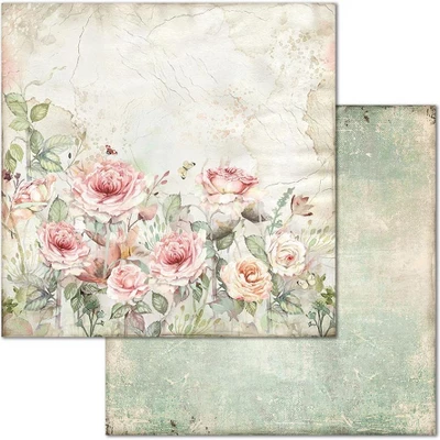 Stamperia Double-Sided Paper Pad 12"X12" 10/Pkg-House Of Roses, 10 Designs/1 Each 9 Stamperia Double-Sided Paper Pad 12"X12" 10/Pkg-House Of Roses, 10 Designs/1 Each - Image 7