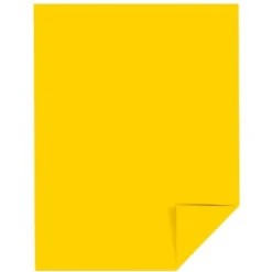 Astrobrights Card Stock, 8-1/2 X 11 Inches, Sunburst Yellow, Pack Of 250