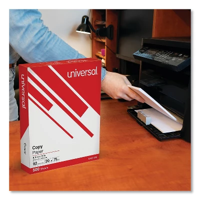 UNIVERSAL Copy Paper 92 Brightness 20lb 8-1/2 X 11 White 5000 Sheets/Carton 21200 5 UNIVERSAL Copy Paper 92 Brightness 20lb 8-1/2 X 11 White 5000 Sheets/Carton 21200 - Image 3