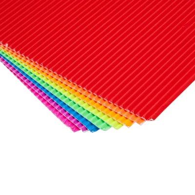 64 Pack Corrugated Cardboard Sheets For Arts And Crafts, School Projects, 8 Bright Colors, 8.3 X 11.8 In 8 64 Pack Corrugated Cardboard Sheets For Arts And Crafts, School Projects, 8 Bright Colors, 8.3 X 11.8 In - Image 6