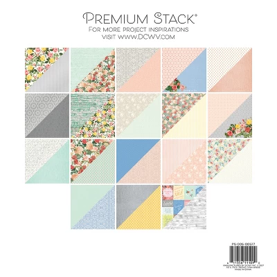 DCWV Double-Sided Cardstock Stack 12"X12" 36/Pkg-Country Floral, 18 Designs/2 Each 3 DCWV Double-Sided Cardstock Stack 12"X12" 36/Pkg-Country Floral, 18 Designs/2 Each