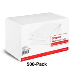 MyOfficeInnovations 5" X 8" Unruled Index Cards 500/Pack (51005) 233460