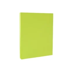JAM Paper Smooth Colored Paper 24 Lbs. 8.5" X 11" Ultra Lime Green 500 Sheets/Ream (104034B)