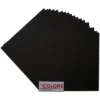 My Colors Canvas Cardstock Bundle 12"X12" 18/Pkg-Black Magic