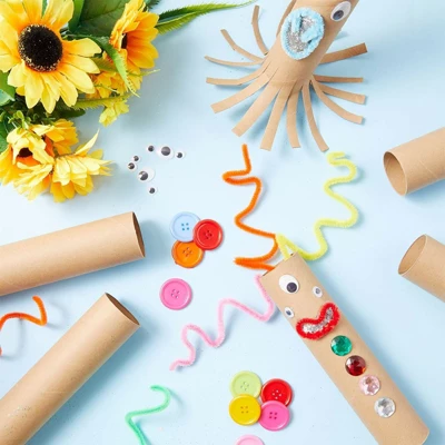 Bright Creations 30 Pack 8 Inch Cardboard Tubes, Empty Toilet Paper Rolls For Crafts And Art Projects, DIY Brown Crafting Paper Roll, 1.6 X 8.0 Inches 4 Bright Creations 30 Pack 8 Inch Cardboard Tubes, Empty Toilet Paper Rolls For Crafts And Art Projects, DIY Brown Crafting Paper Roll, 1.6 X 8.0 Inches - Image 2