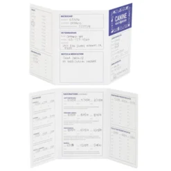 Juvale 24 Pack Puppy Vaccination Record Card, Dog Vaccine And Canine Health Booklets, 5 X 3.5 In -Paper Supplies Store GUEST 4e3bf237 b86f 4d6b a0ad 6513012f7754