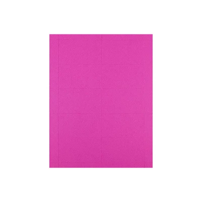 JAM Paper Printable Business Cards 3 1/2 X 2 Ultra Fuchsia Pink 100/Pack (22128338) 3 JAM Paper Printable Business Cards 3 1/2 X 2 Ultra Fuchsia Pink 100/Pack (22128338)