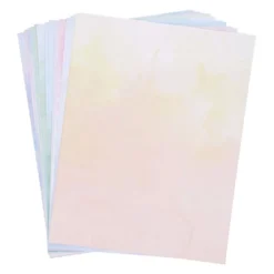 Paper Junkie 96 Sheets Watercolor Stationery Decorative Paper, Double Sided, 8.5x11 - Colored Pastel Printer Paper For Invitations -Paper Supplies Store GUEST 513e3475 f69c 4349 b6d3 0ae5f57abd33
