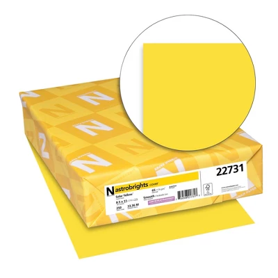 Astrobrights Card Stock, 8-1/2 X 11 Inches, Solar Yellow, Pack Of 250 3 Astrobrights Card Stock, 8-1/2 X 11 Inches, Solar Yellow, Pack Of 250