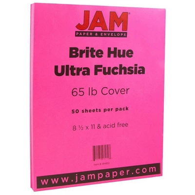 JAM Paper Brite Hue 65lb Cardstock Paper 8.5" X 11" 50pk 9 JAM Paper Brite Hue 65lb Cardstock Paper 8.5" X 11" 50pk - Image 7