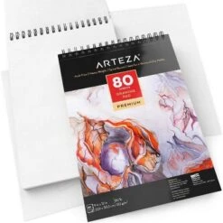 Arteza Drawing Pad, 9" X 12", 80 Sheets, Pack Of 2 -Paper Supplies Store GUEST 5cc3a40a c371 433c a03b 54bfcb5c6920