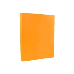 JAM Paper 65 Lb. Cardstock Paper 8.5" X 11" Ultra Orange 250 Sheets/Ream (151027B)