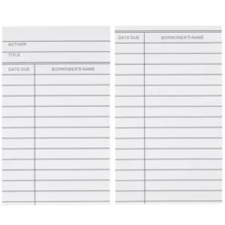Best Paper Greetings 500 Pack Blank Library Cards For School Book Checkouts, CDs, DVDs, Vinyl Records, Classroom Supplies, White, 3 X 5 In -Paper Supplies Store GUEST 6435313f 6b28 4ff4 9e59 db5125e227cc