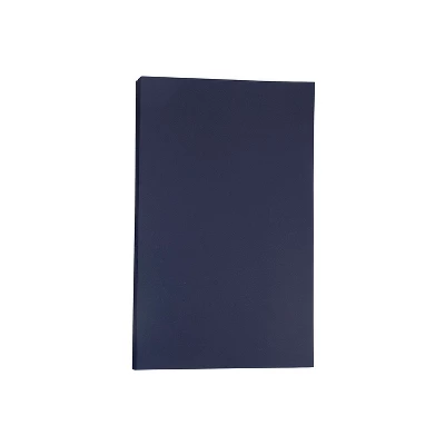 JAM Paper 80 Lb. Cardstock Paper 8.5" X 14" Navy Blue 50 Sheets/Pack (64429515) 3 JAM Paper 80 Lb. Cardstock Paper 8.5" X 14" Navy Blue 50 Sheets/Pack (64429515)