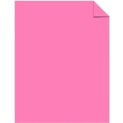 Astrobrights Card Stock, 8-1/2 X 11 Inches, Pulsar Pink, Pack Of 250