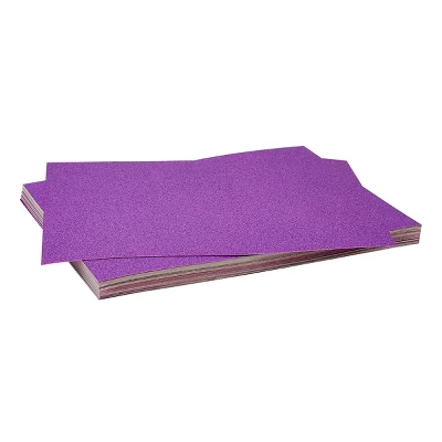 Bright Creations 30 Sheets Double-Sided Purple Glitter Cardstock Paper For DIY Crafts, Card Making, Invitations, 300GSM, 8.5 X 11 In 4 Bright Creations 30 Sheets Double-Sided Purple Glitter Cardstock Paper For DIY Crafts, Card Making, Invitations, 300GSM, 8.5 X 11 In - Image 2
