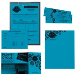 Exact Color Copy Paper, 8-1/2 X 11 Inches, 20 Lb, Bright Blue, 500 Sheets