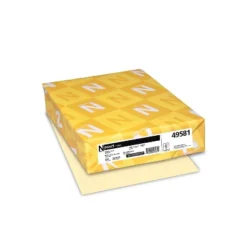 Neenah Paper Exact Index Card Stock 110 Lbs. 8-1/2 X 11 Ivory 250 Sheets/Pack 49581