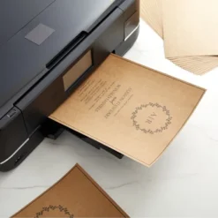 Sustainable Greetings 50 Sheets Brown Kraft Paper For Wedding, Party Invitations, Announcements, Drawing, DIY Projects, Letter Size, 176gsm, 8.5 X 11" -Paper Supplies Store GUEST 703feb6d 83fc 47e3 adf9 5bcf29d86303