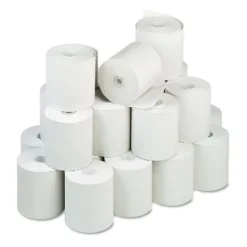 Iconex Direct Thermal Printing Thermal Paper Rolls 3 X 225 Ft White 24/Carton 90781294