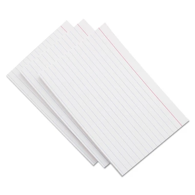 UNIVERSAL Ruled Index Cards 3 X 5 White 500/Pack 47215 6 UNIVERSAL Ruled Index Cards 3 X 5 White 500/Pack 47215 - Image 4