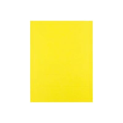 JAM Paper Printable Business Cards 3 1/2 X 2 Yellow 100/Pack (22128336) 3 JAM Paper Printable Business Cards 3 1/2 X 2 Yellow 100/Pack (22128336)