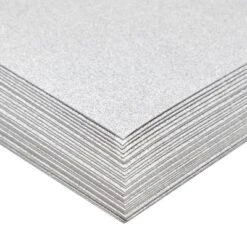 Bright Creations 30 Sheets Double-Sided Silver Glitter Cardstock Paper For DIY Crafts, Card Making, Invitations, 300GSM, 8.5 X 11 In -Paper Supplies Store GUEST 744b4a95 00d8 4aea 98d6 a72b5adb4228