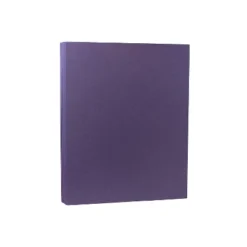JAM Paper 80 Lb. Cardstock Paper 8.5" X 11" Dark Purple 250 Sheets/Ream (364412786B)